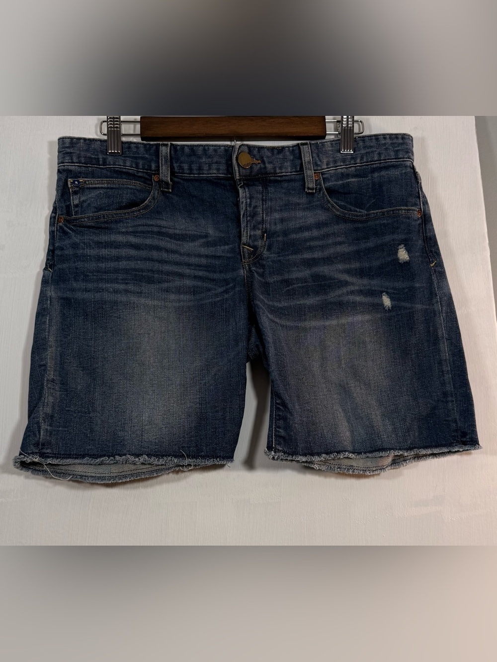 Gap Women’s Dark Blue Denim Shorts - Casual Cutoff Style
